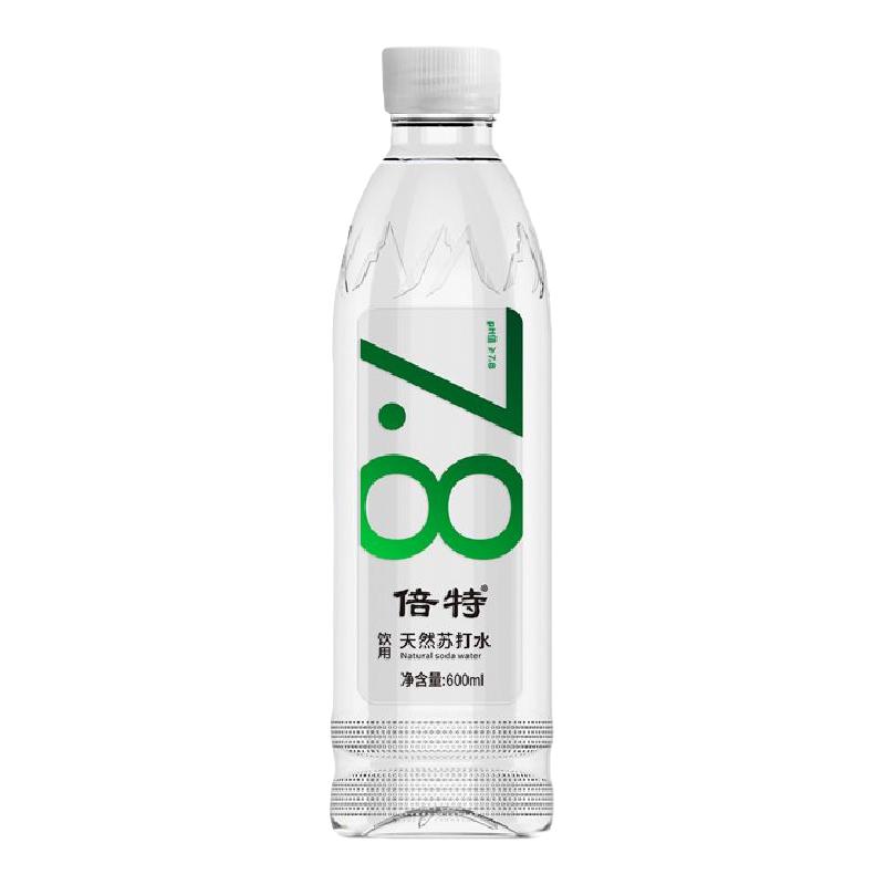 倍特 弱碱性天然苏打水 600ml*12瓶