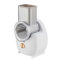 京严匠造切菜电动擦丝器切菜器多功能土豆丝刨丝器不锈钢切片刮丝机 ⭐全自动 无线充电款⭐加大口径