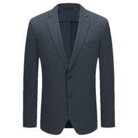 雅戈尔（YOUNGOR）西服男士春夏休闲西服商务单西  合款 深灰 XL 180/100A