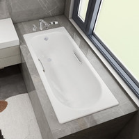 国家补贴：科勒 28108T 嵌入式铸铁浴缸-无扶手 1.5m