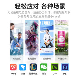 英特尔 店 i5商用Ultra5 225办公主机酷睿i5 12490F/14600K台式电脑无显卡家用办公设计整机电脑