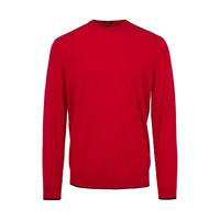 BOSS 【本命年】男士针织衫毛衣秋季新秋红服大红色纯山羊绒羊绒衫毛衣