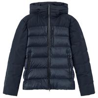 诺帝卡NAUTICA 【白鸭绒】男装冬季休闲保暖高领连帽拼接羽绒服JO1464