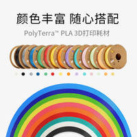 polymaker Panchroma 哑光PLA 3D打印pla耗材 高韧性易剥离 PolyTerra 1kg  冰蓝色 1.75mm