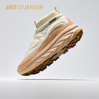 安踏 冠军户外开山1-Snowflake休闲鞋女士冬季保暖厚底秋冬鞋子