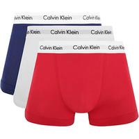 CALVIN KLEIN 凯文克莱棉内裤男平角短裤三条装