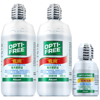 Alcon 爱尔康 傲滴隐形眼镜多功能护理液套装 (355ml*2+乐明60ml)