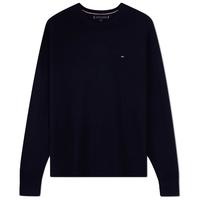 TOMMY HILFIGER 【含羊绒】TommyHilfiger男女小绣标纯色打底针织衫毛衣