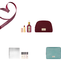 GUCCI 倾色绒雾琉光双支口红唇膏217+唇膏208圣诞礼盒