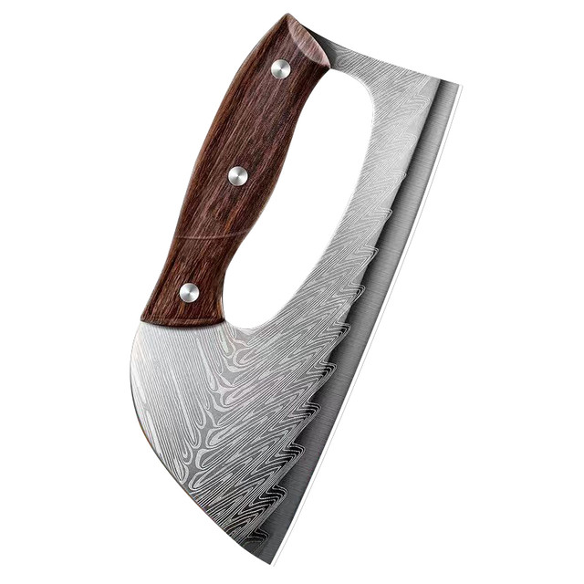 兴刃 大马士革纹省力菜刀