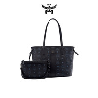 MCM 【轻便出行】LIZ 小号托特包双面子母包单肩包手提女包 黑色
