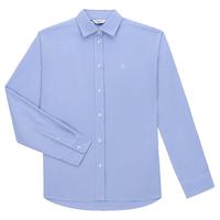 HAZZYS 衬衫上衣女秋冬潮流时尚通勤休闲简约牛津纺长袖衬衣