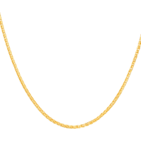 CHJ JEWELLERY 潮宏基 XXG30000332 简约足金项链 42cm 5.2g