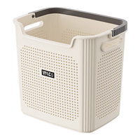 稻草熊（DOCOXO）脏衣篮大容量家用卫生间浴室洗澡洗衣篮衣服收纳提篮置物筐 绅士灰【大号*2+内衣篮*2】