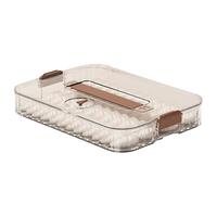 饺子收纳盒家用冷冻整理盒保鲜食品级水饺速冻馄饨冰箱收纳盒