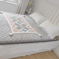 韩鼎韩国韩一地热床垫防辐射电热毯碳纤维远红外线加热石墨烯碳垫抑菌 灰色 单温单控 150cm*200cm