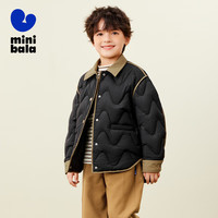 迷你巴拉 MINI BALA 【三防】男女童防风保暖亲子羽绒服宝宝厚款羽绒外套