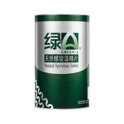 绿A 天然螺旋藻精片 600片*1罐