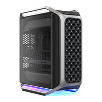 酷冷至尊（CoolerMaster）COSMOS Alpha 全塔铝制电脑机箱 曲面钢化玻璃/全模组设计/支持420水冷/可调节风扇支架/预装3风扇