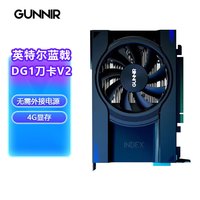 GUNNIR intel Arc DG1 V2 刀卡 英特尔台式电脑显卡 蓝戟Xe Index V2 4G