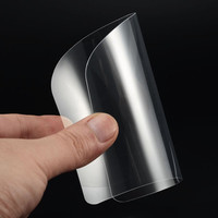 威尔基蛋糕抹面透明塑料食品级刮片软刮板烘焙抹奶油工具抹刀刮片 烘焙软刮板5片