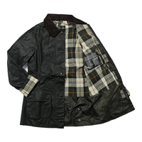 Barbour英国Barbour Beadnell女风衣夹克ashby钟小姐涂蜡油蜡外套 鼠尾草绿sage 均码 10