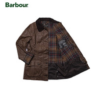 Barbour英国Barbour Beadnell女风衣夹克ashby钟小姐涂蜡油蜡外套 卡其色bark 均码 18