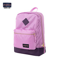 JANSPORT 双肩包25L 玫粉色（瑕疵材质偏硬）