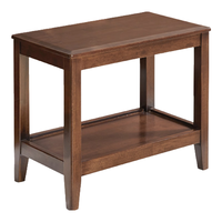 JIAYI 家逸 沙发边几双层储物实木边柜简约客厅小方桌小户型