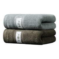 GRACE 洁丽雅 毛巾男士洗脸毛巾纯棉家用柔软纯棉洗脸抗菌男士专用洁面巾2条