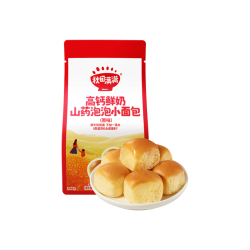 秋田满满 高钙鲜奶山药泡泡小面包吐司原味60g儿童早餐 零食源头直发