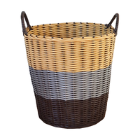 京惠思创 脏衣篮 浴室神器 收纳篮 棕色 大号