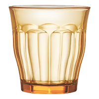 京东京造 玻璃杯 耐热泡茶水杯子男士女士咖啡杯【琥珀色】 2只 【海波纹理】琥珀色对杯270ml2只