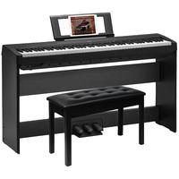 雅马哈电钢琴P145B P48B专业便携88键重锤键初学家用儿童电子钢琴