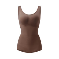 YOUKESHU 塑身连体衣女夏季薄款收腹提臀塑形瘦身束腰无痕