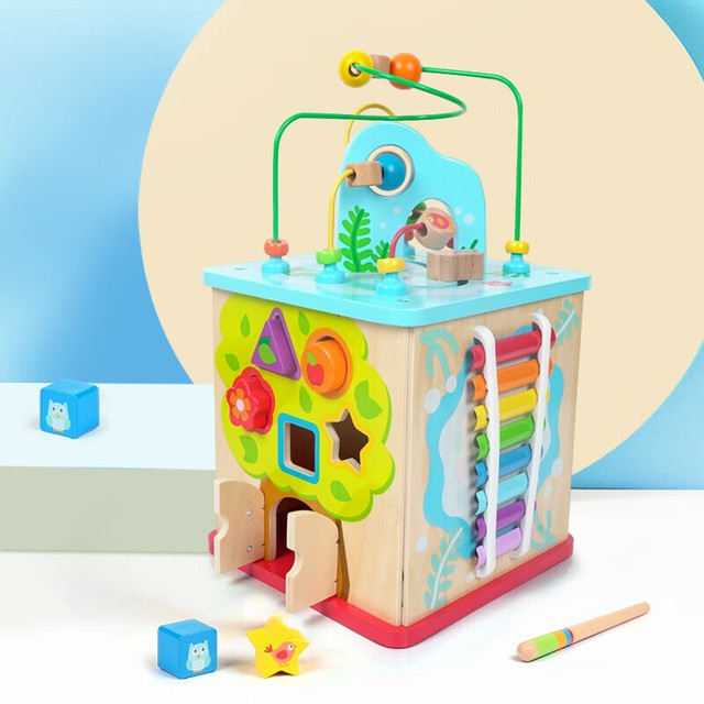 Hape HHape六面体百宝箱 奇趣游戏盒