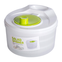 威庆家用水果蔬菜沙拉甩水器手动甩干脱水机厨房蔬菜脱水器沥水篮 手动蔬菜脱水器1个