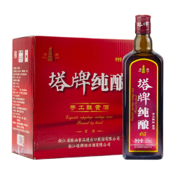 塔牌 绍兴产黄酒纯酿05花雕酒500ml*6瓶整箱手工冬酿半干加饭老酒