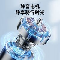 FLYING PIGEON飞鸽助力自行车24寸变速碟刹通勤成人代步隐藏式锂电池电动自行车