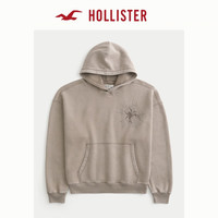 HOLLISTER 25秋冬保暖抓绒连帽卫衣男女装322-5163 棕色 XL (180/116A)