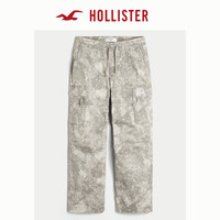 HOLLISTER 25春季新款baggy风潮流迷彩直筒工装裤男装KI330-5038 迷彩 2XL (185/104A)
