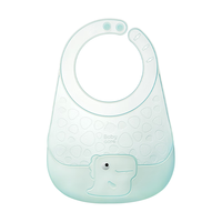 babycare 宝宝吃饭围兜辅食饭兜防水硅胶婴儿儿童围嘴口水兜巾