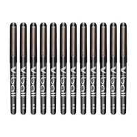 PILOT 百乐 BL-VB5 拔帽中性笔 黑色 0.5mm 12支装