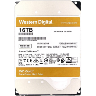 Western Digital 西部数据 金盘系列 3.5英寸 企业级硬盘 16TB（7200rpm、512MB）WD161VRYZ