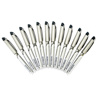 PILOT 百乐 BXGPN-V5 拔帽中性笔 黑色 0.5mm 12支装