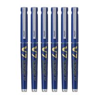 PILOT 百乐 BXC-V7 拔帽中性笔 蓝色 0.7mm 6支装