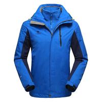 CAMEL 骆驼 男子三合一冲锋衣 A4W217009 普蓝 L