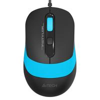A4TECH 双飞燕 FM10 有线鼠标 1600DPI 幻光蓝