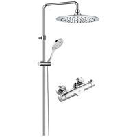 MOEN 摩恩 水呼吸系列 91071EC+2295EC+M22060 恒温花洒套装 200mm