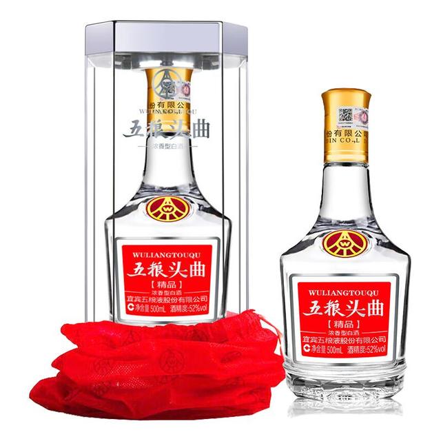 WULIANGYE 五粮液头曲精品52度浓香型白酒500ml 【报价价格评测怎么样
